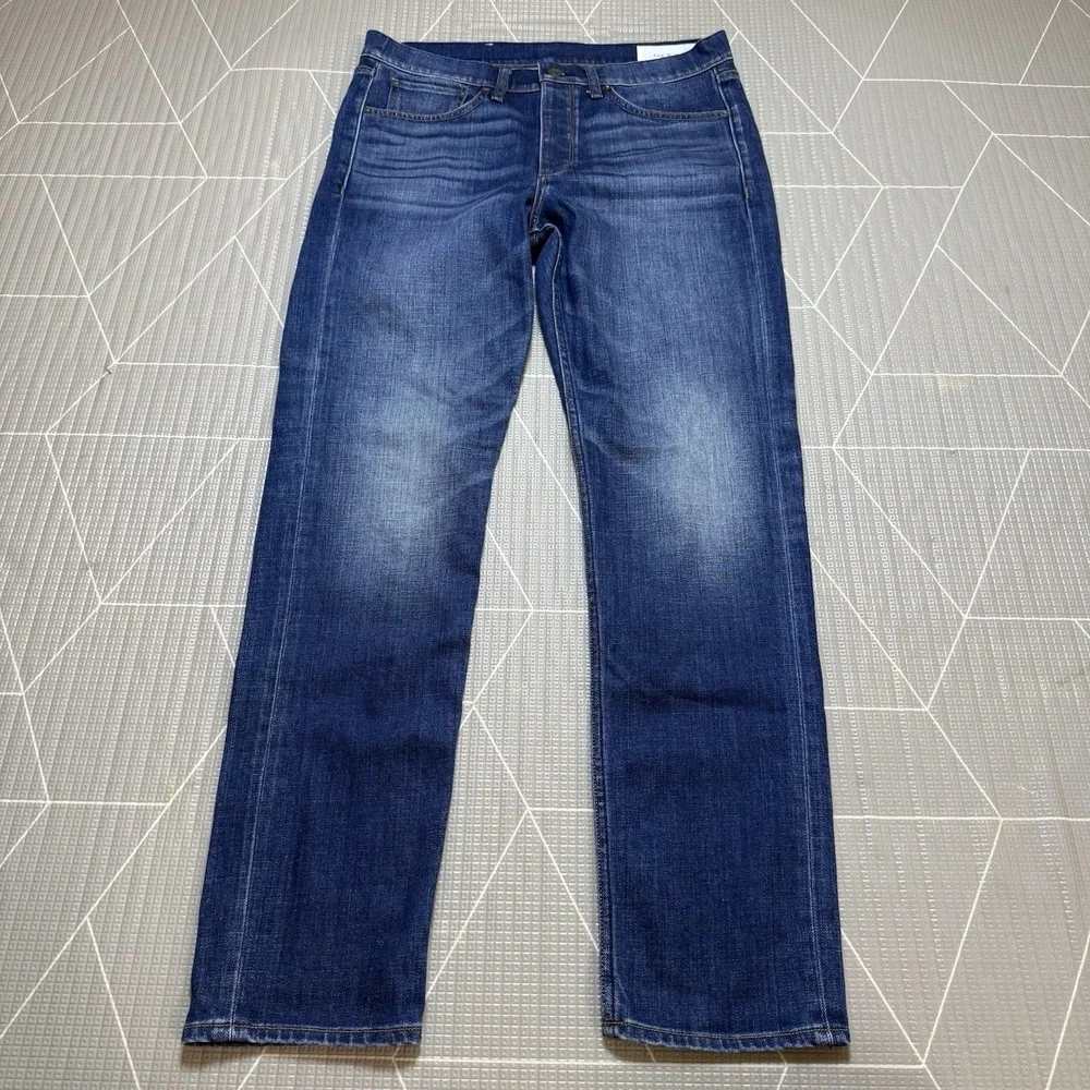 Rag & Bone Men's Jeans Fit 2 Slim 33W 32L Medium Wash Dusty Trail EUC